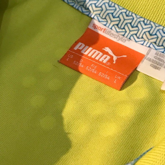 Puma Cobra Golf Large Stripes Polo Shirt - Picture 6 of 6